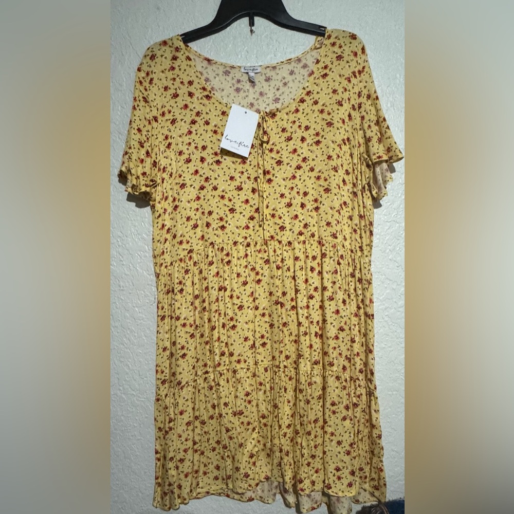 NWT 5/15 or $5 alone bundle item Floral Yellow Dress